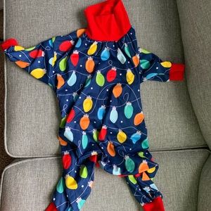 Dog Christmas Lights Pajamas